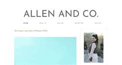Desktop Screenshot of allenandcoblog.com